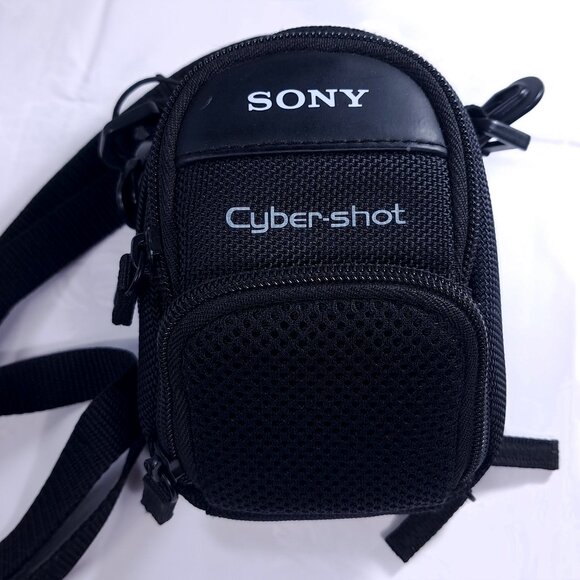 Sony Cyber-Shot Camera digital Compact Carrying Bag case pouch black LCS-CSD - Picture 1 of 9